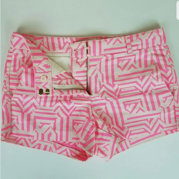 NWOT! Gorgeous SHORTS - neon tiki print with front and back pockets! Womens 4 - Picture 6 of 10